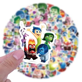 120pcs Inside Out Stickers for Kids,Aesthetic Cartoon Vinyl Stickers for Laptops Water Bottle Skateboard Bumper,Gifts for Steens Adults for Party Supply Decor