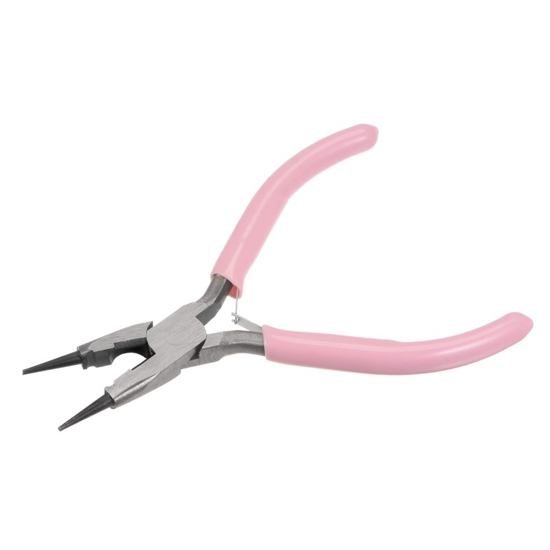 sourcing map Mini Round Nose Pliers 4.5 Inch Conical Claw