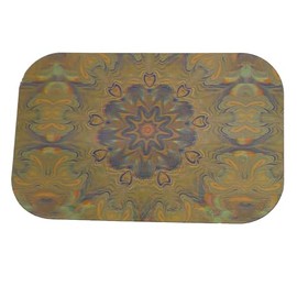 Tray and 3D Magnetic Lenticular Lid - Green Mandala (Lid Only)