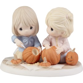 Precious Moments 221021 I’ll Always Carve Out Time for You Bisque Porcelain Figurine