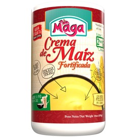 Crema de Maíz (Cream of Corn Cereal) by Maga Foods Puerto Rico - 12 oz (Count of 2)