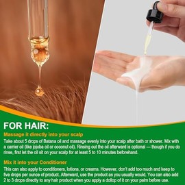Aceite de Batana 100% Puro de Honduras 60 ml – Nutrición Capilar y Cuidado de la Piel, Sin Aditivos