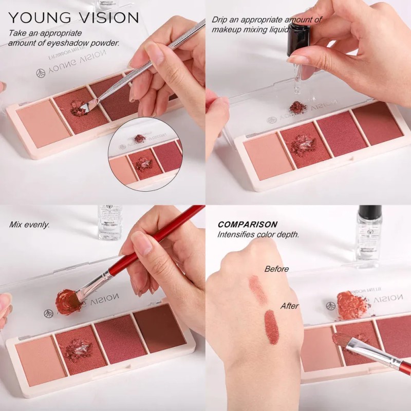 Maquillaje Y Esencia, Rubor, Dilución De Sombra De Ojos
