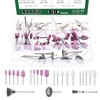 Keadic 69Pcs Rotary Tool Accessories Contains Wool Felt Mounted Mandrel