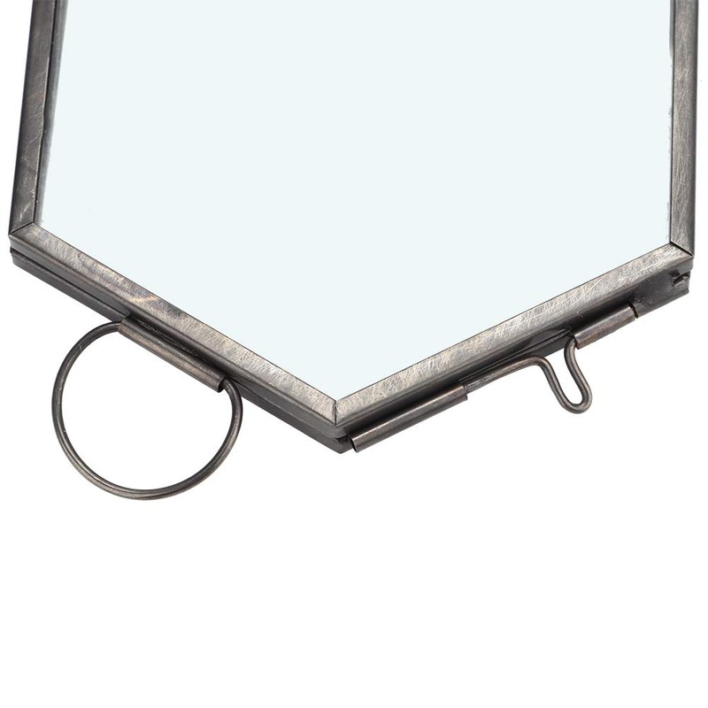 Joyzan Hanging Glass Photo Frame, Hexagon Wall Hanging Picture Artwork