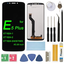UYGHHK Screen Replacement for Motorola E5 Plus XT1924-1 XT1924-2 XT1924-3 XT1924-4 XT1924-5 XT1924-9 Assembly LCD Display Touch Screen Digitizer with Tools