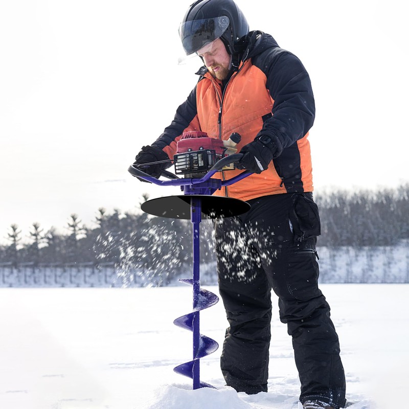 Ice Auger Drill Adapter- Stainless Steel Ice Fishing Auger Stopper