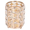 Crystal Makeup Brush Holder European Style Rounded Crystal Glass Cosmetic