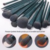 DUcare Makeup Brush Set 17 Pieces with Brush Cleaning Mat