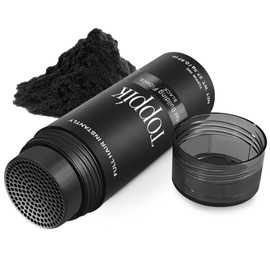 Hair for Hair Thickening, Hair for Thinning Hair, Scattered Hair for Full and Thick Hair, Instant Effect on Secret Corners, Hair Loss and Light Hair, 27.5 g (Black)