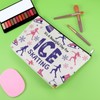 Gevody Skater Gifts for Women Ice Skating Lover Makeup Bag