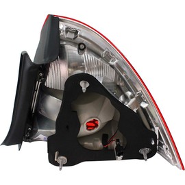 Evan Fischer Driver Side Tail Light Assembly Compatible with 2010-2012 Ford Fusion Lens and Housing