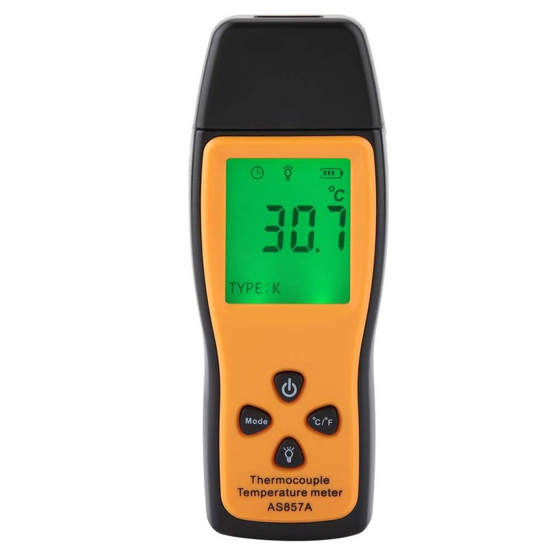 SMART SENSOR AS857 Digital LCD Thermometer Temperature Meter with K