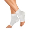 OrthoSleeve FS6 Compression Foot Sleeve (Pair), White, Small