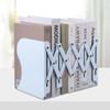 Honagu Adjustable Bookends, Metal Book Ends for Shelves Heavy Book,