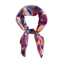 Livrerpi Silk Feeling Head Scarf Fashion Satin Hair Scarf Square Scarves for Women Gifts 27.5×27.5 inches A115