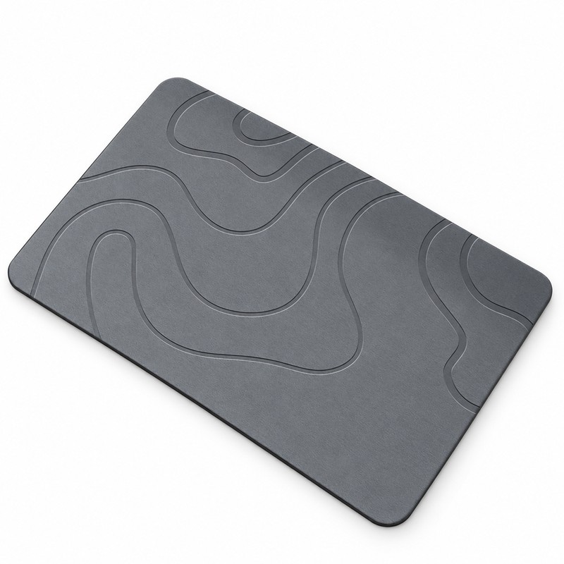 Diatomite Bath Drying Mat – Soft Quick-Dry Absorbent Non-Slip Bathroom