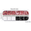 2 Boxes 18 Grids Polka Dots Nail Sequins for Nail