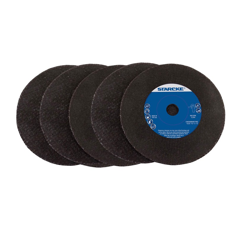 4" x 1/16" x 3/8" Ceramic Cutoff Wheels (5 Pack)