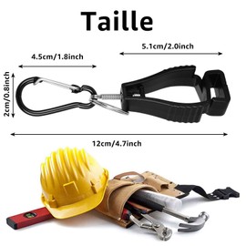 JMIATRY Pack of 20 glove clips, glove holder, glove clamp, Arbert glove holder for gloves, masks, helmets (125 x 31 x 18 mm)