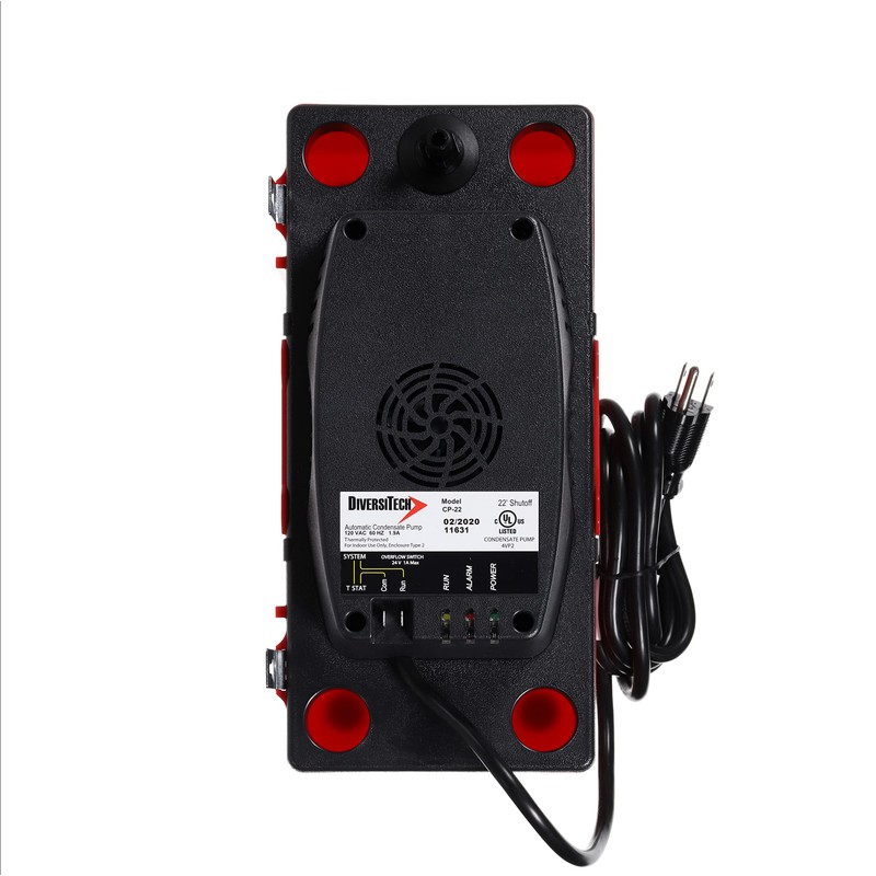 DiversiTech CP-22 Series Automatic Condensate Pump for HVAC/R Equipment, Condensation