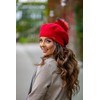 Vivisence Winter Women's Elegant Beret with Classic Design Faux Fur