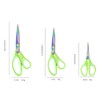 LORJE Premium Tailor Scissors Titanium Soft Grip Sewing Scissors Set
