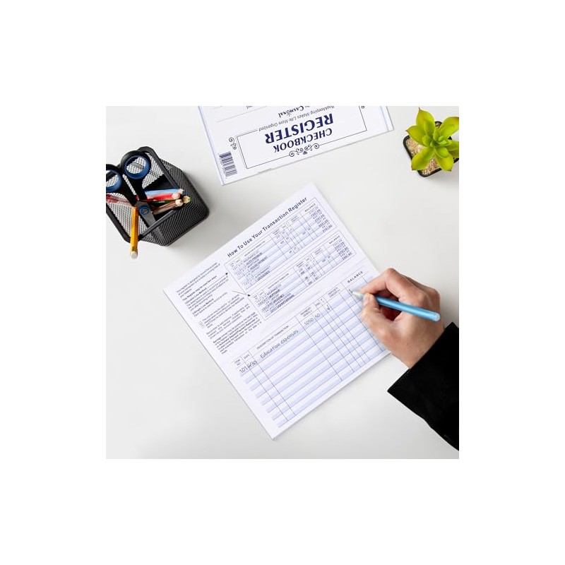 20 registros para chequera personal