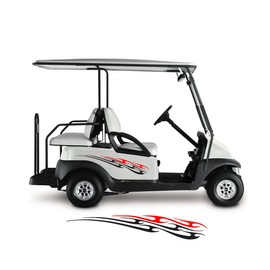Golf Cart Decals Side Graphics 1 Pair Your Color Choice for Golf Cart Go Karts Car Truck Boat or RV UGXA737