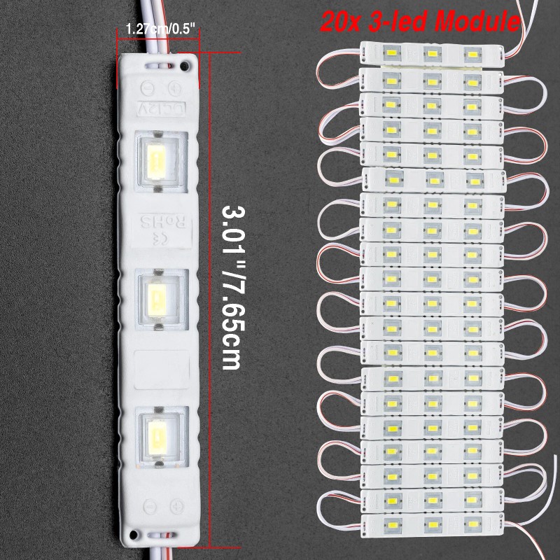 AUTOXBERT 12V LED Interior Light Cargo Lighting for Van RV