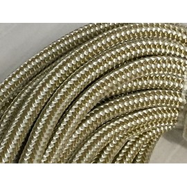 1/2 Inch by 100 Feet Gold Double Braid Nylon Rope