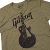 Gibson Les Paul Tee, Heather Olive (X-Small)