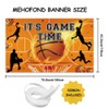 MEHOFOND 6x3.6ft Basketball Backdrop, It's Game Time Basketball Party Decorations