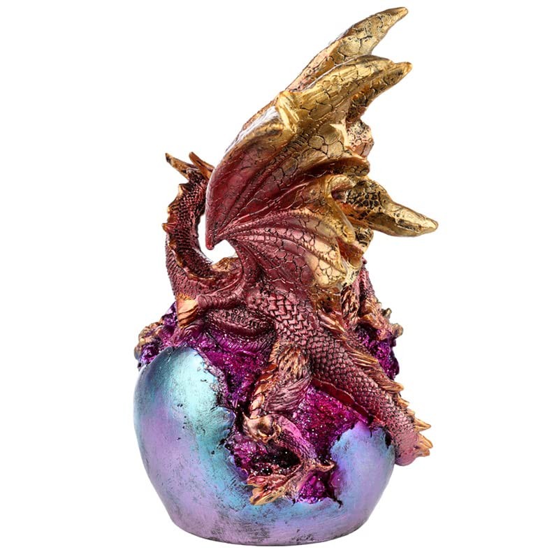 Puckator DRG503 Dark Legends LED Geode Fire Dragon Egg