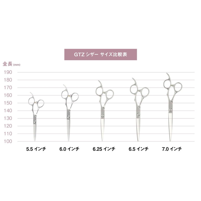 DEEDS GTZ Scissor Professional Japanese Shears Maker, 6.5 Inch, For