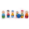 Bigjigs Toys Mini Wooden Pirate Skittles Set with 6 Skittles