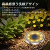 Solar Light, IP68 Waterproof, Recessed Garden Light, Automatic On/Off, Light