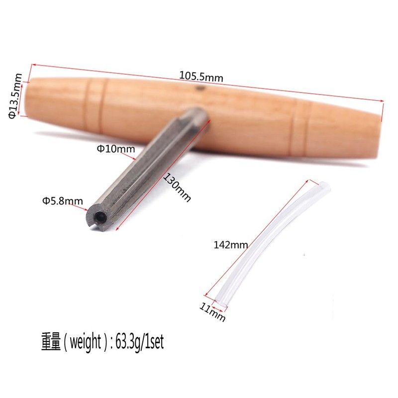 Domofa Violin Viola Peg Hole Reamer for 3/4 4/4 Violin