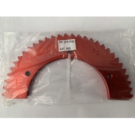Go Kart Racing Sprocket - Aluminum 2-piece - For Use with #35 Chain (60, Red)