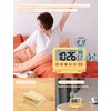 MeesMeek Digital Travel Alarm Clock - 3.54 inch LCD Display,