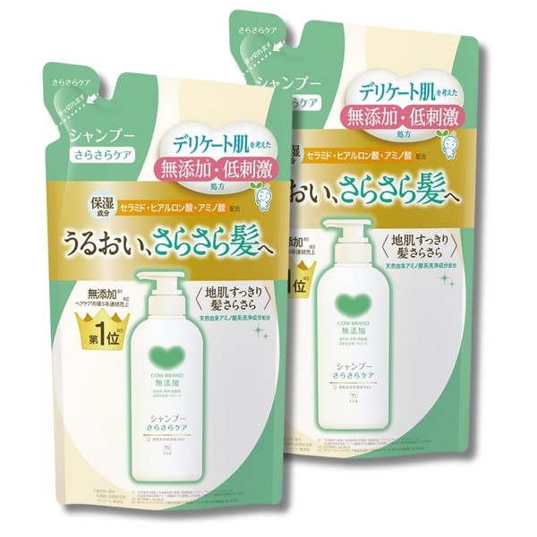 Cow Brand Additive-Free Shampoo for Smooth Care Refill, 12.2 fl