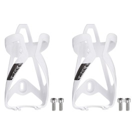 sourcing map 2pcs Bicycle Water Bottle Holder Bike Bottle Cages Cycling Cup Holder for MTB Road Gravel, White