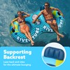 SLOOSH 2-Person Inflatable River Tube - Heavy Duty River Run