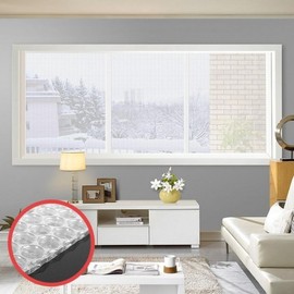Premium Window Insulation Bubble Wrap (Air Cap) - 10M Roll for Draft Blocking & Winter Warmth 10M