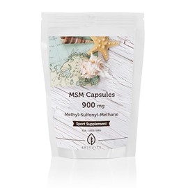 MSM Methylsulphonylmethane 900mg Capsules | Anti-Inflammatory & Joint Support | Strengthens Hair, Skin & Nails | Vegan & Vegetarian | Allergen Free (500 Tablets)