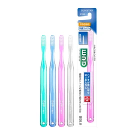 GUM Dental Brush #166 3 Row Compact Head Soft