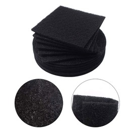 Abakoo Compost Bin Filters, 12 Pack, Activated Carbon Filters for Kitchen Compost Pail Filters Replacement for 1/1.3 gallon compost bin, 6 Round and 6 Square 6.5 inch Diameter Measures 4.65 inch