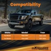maXpeedingrods 0-2.5” Lifted Rear Shocks for Nissan Titan 4WD 2004-2015,