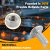 MOTOALL 25 Piece Fender Bolts Screws Nut Mount Kit Plastics