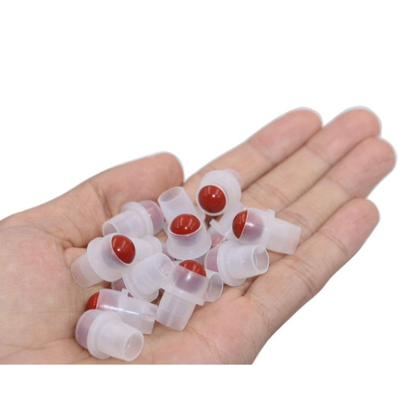 Furnido 10 Pack Natural Crystal Stones Roller Balls For Essential